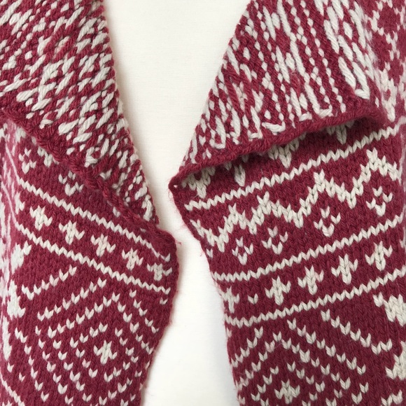 CAbi Fair Isle Wool Shrug Cardigan #971 Size M - Picture 5 of 8